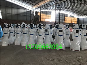 佛山玻璃鋼外殼與智能機(jī)器人雕塑 融合漫畫設(shè)計的創(chuàng)新藝術(shù)
